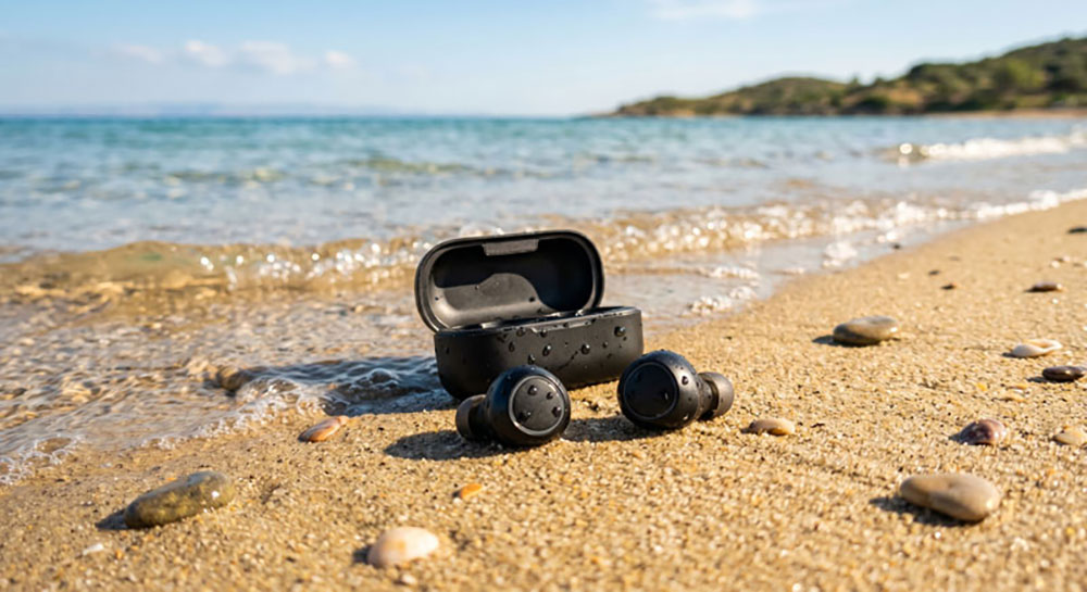7 Gadgets παραλίας και αξεσουάρ που Αξίζουν κάθε Ευρώ 6 Αδιάβροχα ακουστικά 1